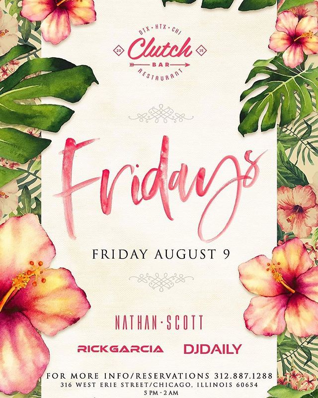 djrickgarcia's tweet photo. Setting the groovy vibe tonight 
8-10pm
Tonight
w @djdaily84 &amp; @djnathanscott 
#ClutchChicago #SoClutchGroup #JaxxSway
@thedjfirm 
@clutch_bar_chicago 
See u all there!
•
•
•
#friday #fridaynight #clubbing #clublife #dj #nightlife #lounge #mixing #ch… https://t.co/XuBQahAHRN https://t.co/y4AYd26VhX