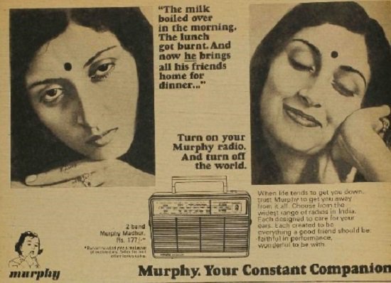 IndiaHistorypic's tweet photo. 1969 :: Murphy Radio , Your Constant Companion at Rs. 177 /- https://t.co/Sta2UDWpS7
