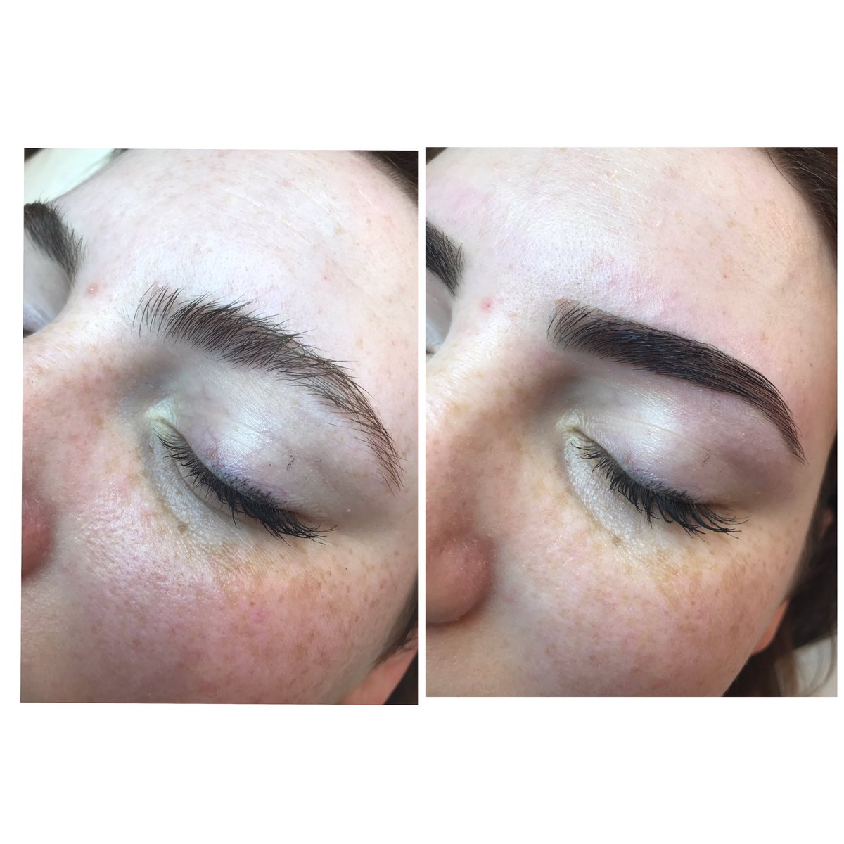 jettmakeup's tweet photo. We love a good #before and #after! Stop by and get a consultation with our brow specialist Jo! #jettbeauty #brows #henna #browshaping #browwaxing https://t.co/a5Ys8XRD2X