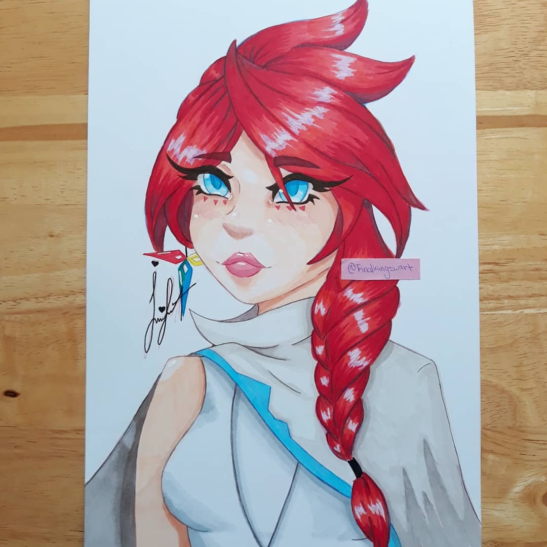 MochiiMercyy's tweet photo. This is a redraw I decided to participate in this belongs to @Rossdraws  #fayeredraw I messed up I've been doing to much digital;-; 
#art #artwork #digitalpainting #traditionalart #copic #copicmarkers #touchmarkers #finalkingsart https://t.co/DHd9G2xGT9