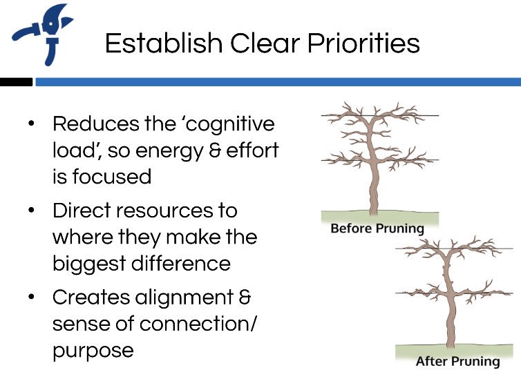 Amplify_SB's tweet photo. Visited a vineyard last night and was reminded of the importance- and emotional difficulty- of pruning (initiatives or grapes!). The vineyard manager told us, “You have to choose between dropping some fruit to have a few good bunches or having many weak, unusable bunches.” https://t.co/r5jsGi6B6N
