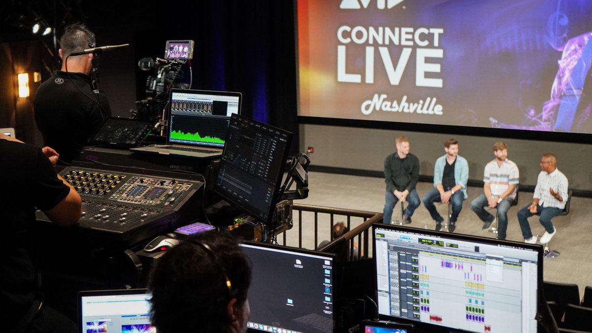Avid's tweet photo. How is Nashville growing by leaps and bounds in the audio world? Check out our latest blog and learn about our experience at Summer NAMM.
⠀
▶️ https://t.co/4gPaCM8G78
⠀
#avid #nashville #avidconnectlive #ondemand #videos #musicmaking #audiopost #promixing https://t.co/k6fLyW9CS1