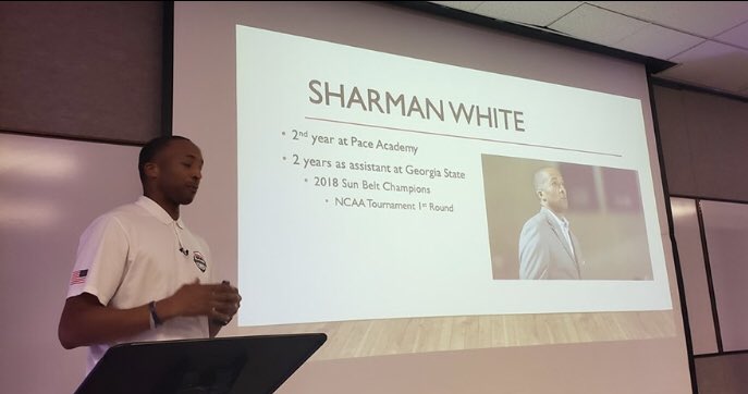 coachswhite's tweet photo. Great time learning and sharing today at @USABYouth @usabasketball Coaching Academy in Las Vegas...
#KeepThoseBladesSharp https://t.co/ZLBpIwqlVL
