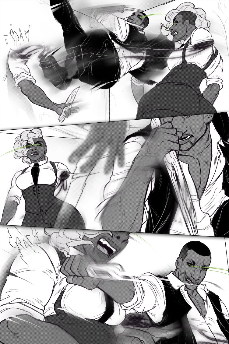 fydbac's tweet photo. @DonnieWasHere Hello!
Attached are snippets from my personal comic: https://t.co/7bBWibxO3i
And other comics for other anthologies are listed here: https://t.co/MnyMYY2pTr
I'm especially interested in pitching my own stories if interested! https://t.co/48SnP1PZr5