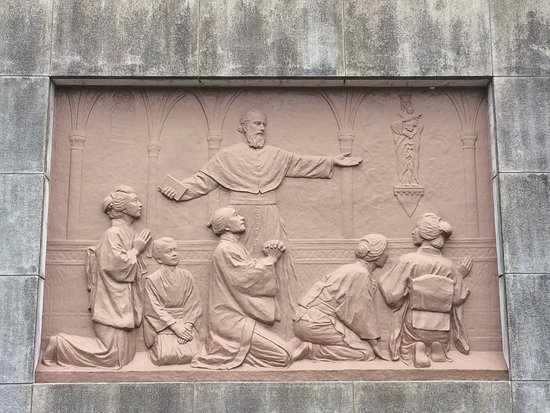 In 1865, after Japan had been reopened, a French priest by the name of Bernard Petitjean was approached by ChristiansOne of them whispered that she believed as he did and wished to see the Virgin MaryThr priest was stunned to find that they'd baptised for centuries10/16