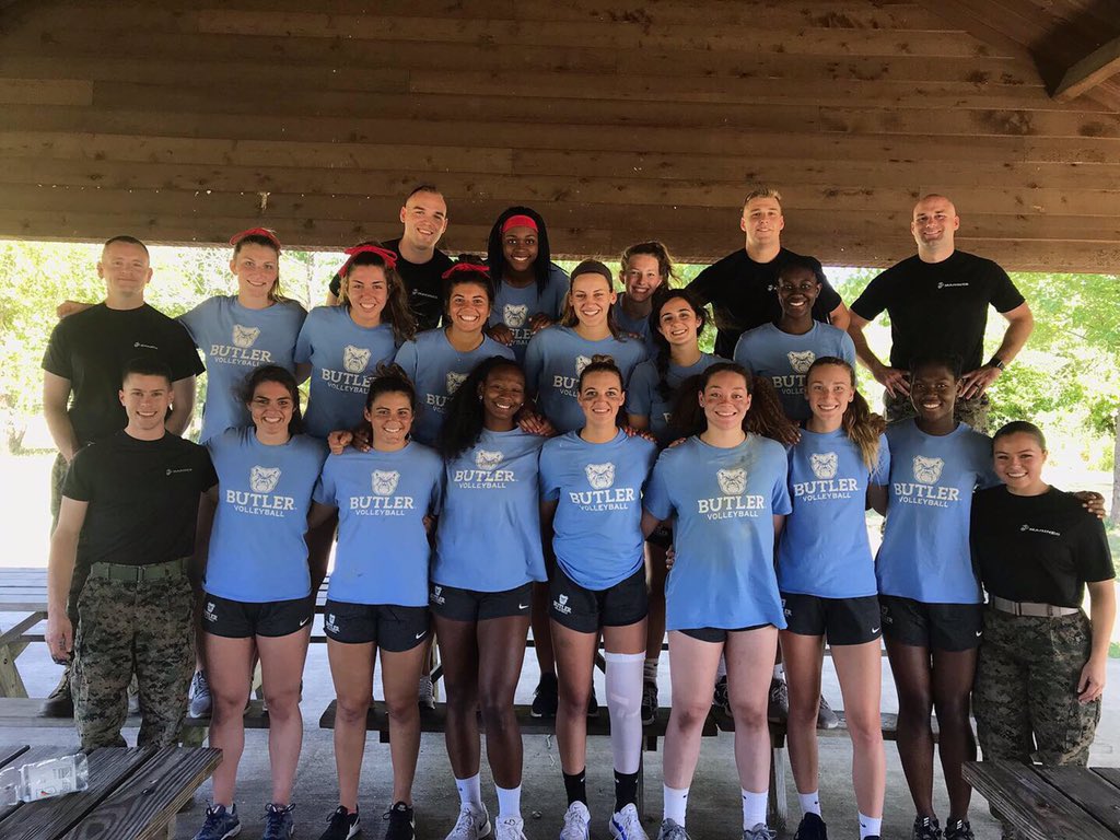 ButlerVB's tweet photo. The Dawgs had a great first day of training with the Marines! Thank you Captain Edge and crew who taught us so much about leadership, toughness, courage, and pushing yourself. And above all thank you for your service to our country. #godawgs https://t.co/TpYAJh2Z10