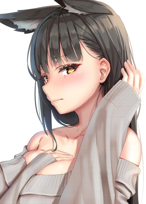 ケモミミの子の人間耳ってなんかえっち 