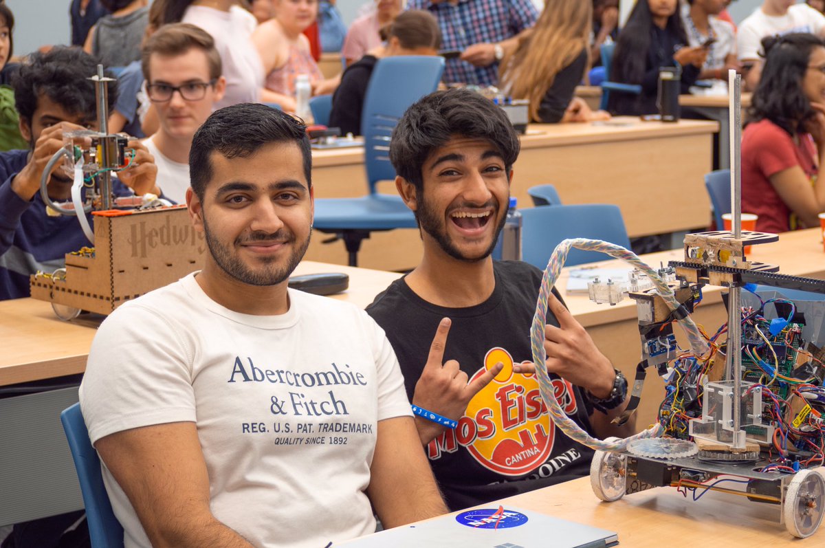 ubcengineering's tweet image. UBC Engineering Physics Robot Competition photos from yesterday are OUT! ▶️photos.app.goo.gl/4gNRJYTcVdBiu9…

Congratulations to team Batman - Kritika, Josh, Josh, and Ben -winners of the 2019 #robotsummer competition!