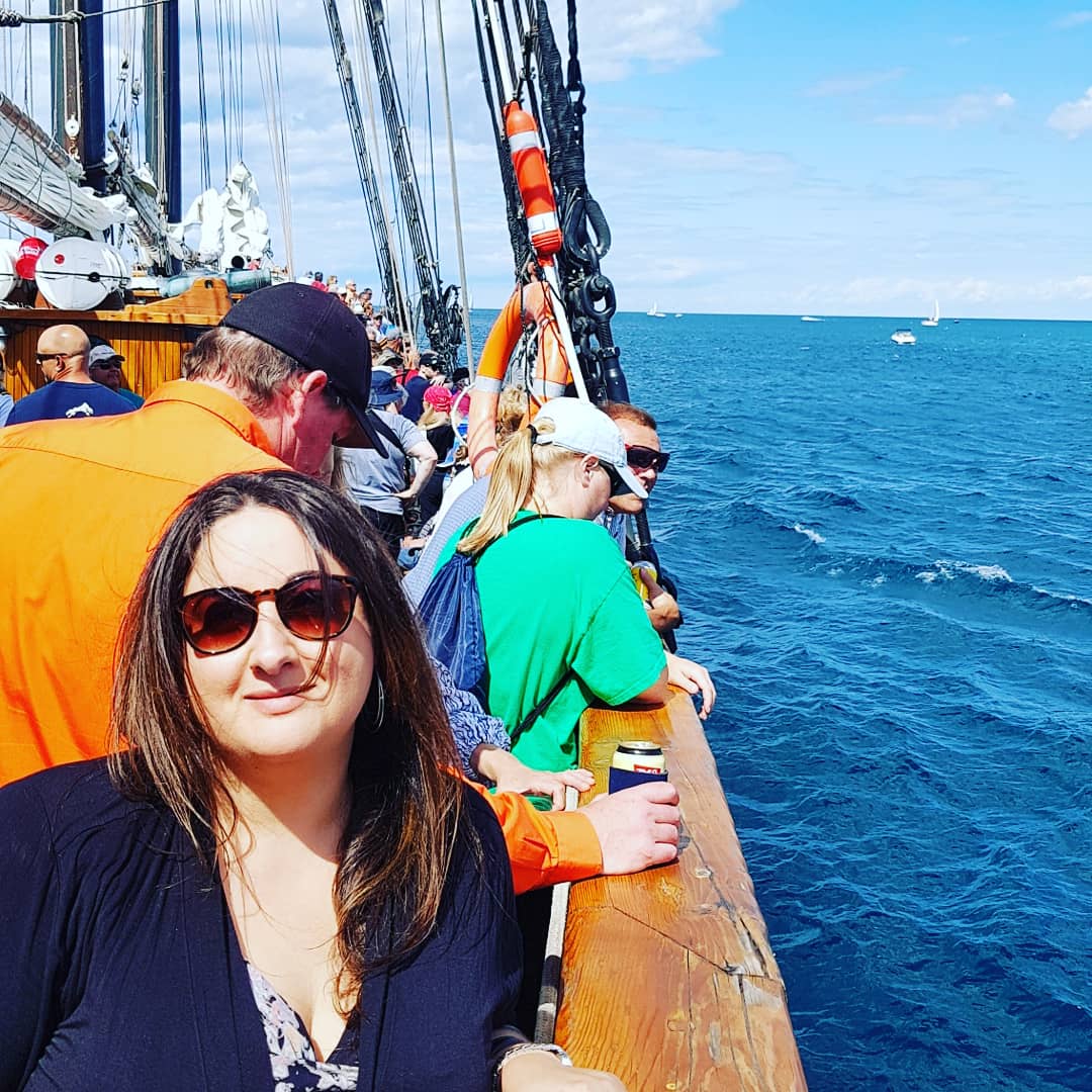 SChavesCHOKNews's tweet photo. A beautiful day on Lake Huron on board the Empire Sandy for the Tall Ships Parade of Sails. #tallships #empiresandy @TourismLambton https://t.co/tyVdsOmENh