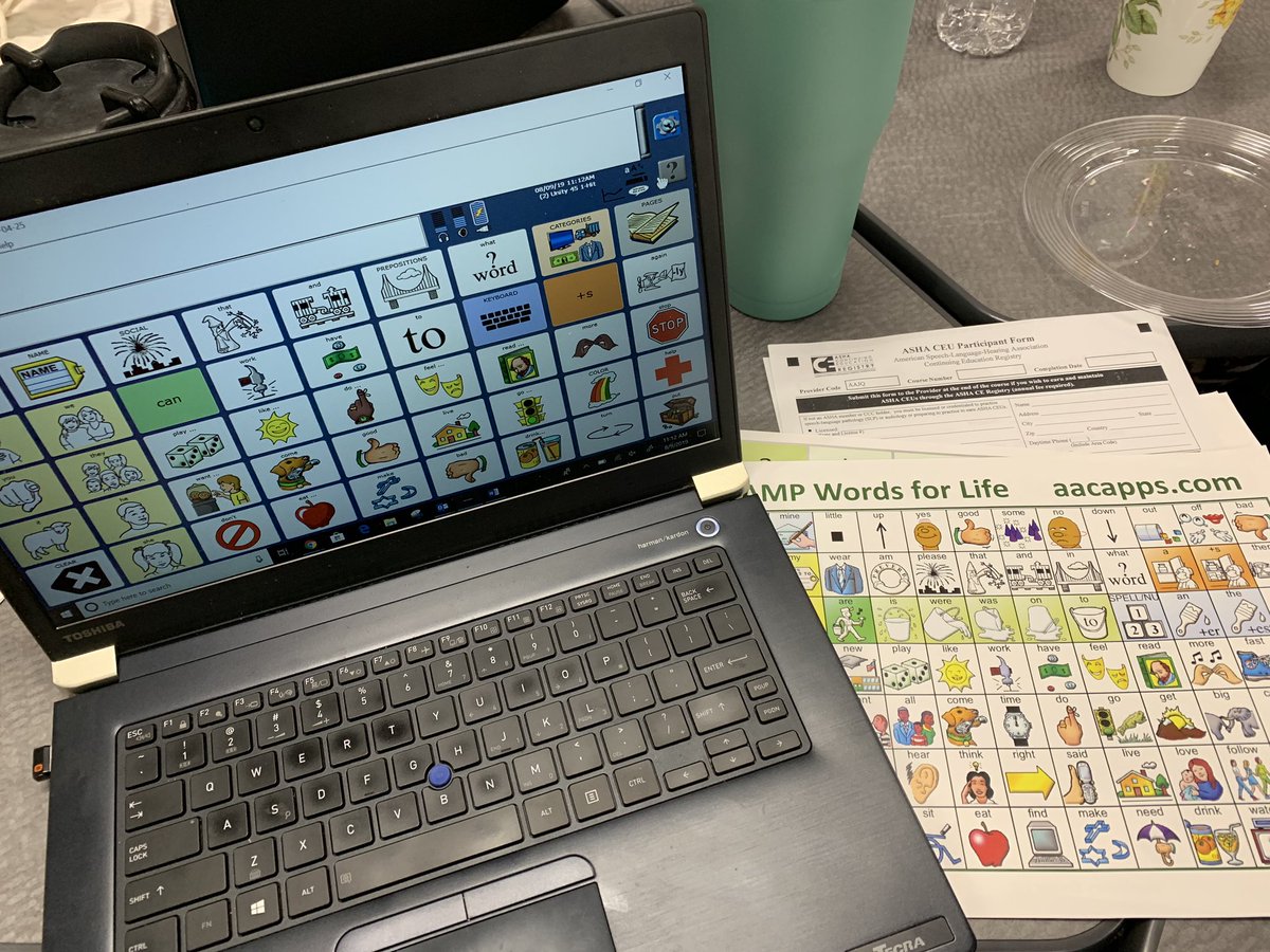 jjenningsslp's tweet photo. Amazing professional development today on AAC.... get ready @mrs_harding_k @sharonwithrow1 @justmrsmac and Mrs. Sellers, I’m coming with tons of new ideas on how to make AAC implementation in your classrooms easier! 😍 #AACinRISD #RISDspeech #rockwallspecialeducation https://t.co/VX9AryvyIc