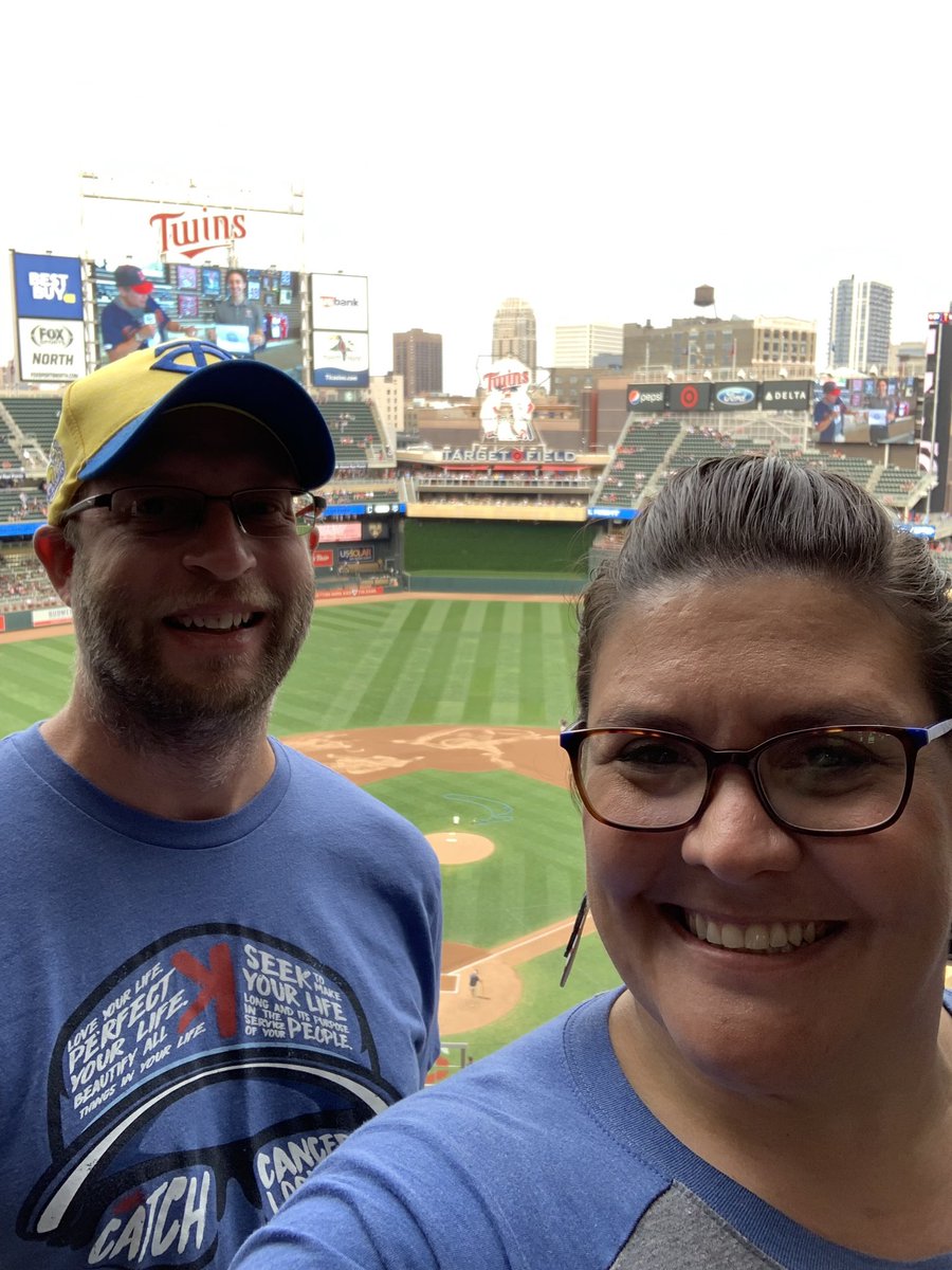Nsmithsd's tweet photo. Ready to see @alka_SMELTZer pitch in person. #catchcancerlooking Go buy a shirt! #twinspics @Twins https://t.co/B0PB04p9T9