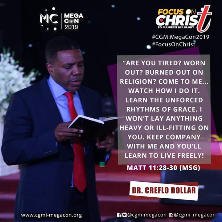The conclusion of the matter.. Come to Jesus!!!!  #FocusOnChrist #CgmiMegaCon2019