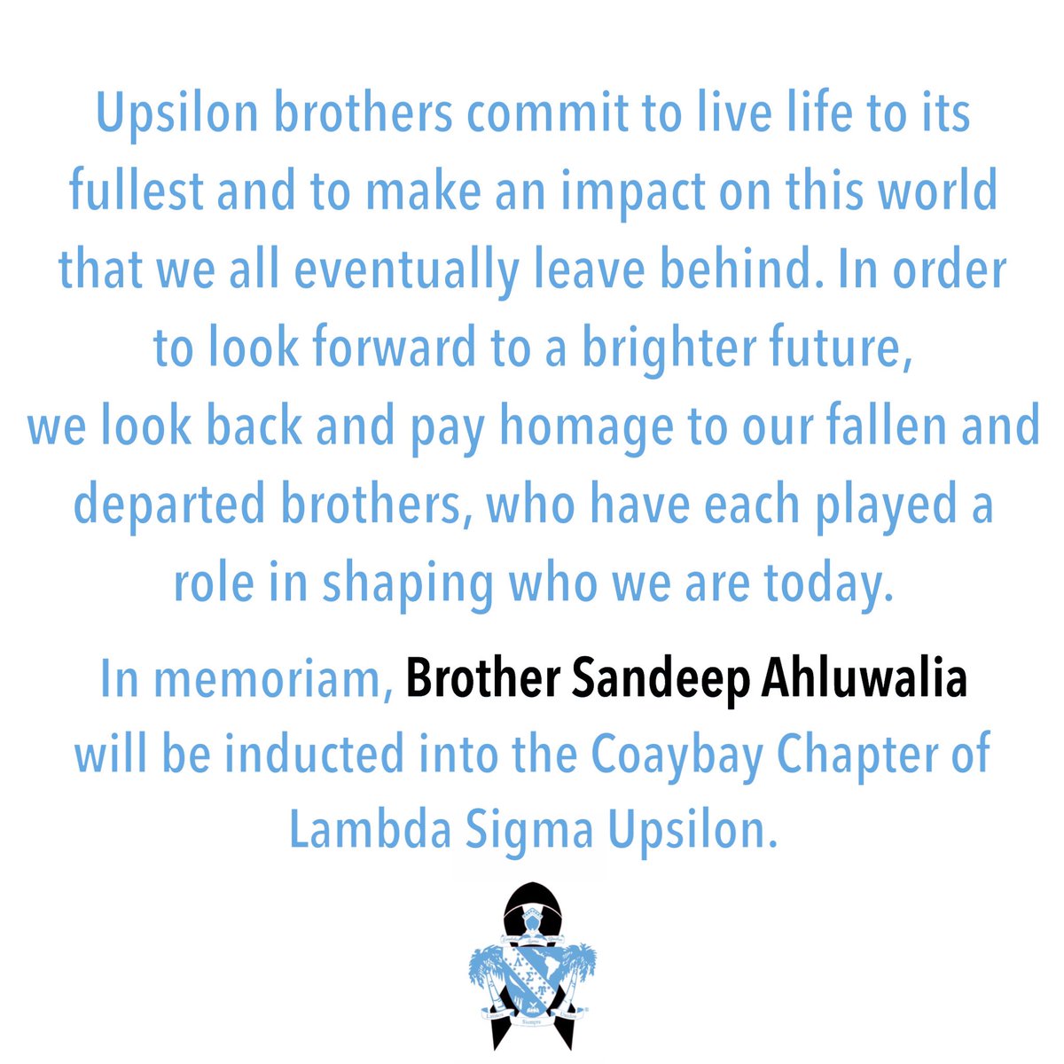 Lambda Sigma Upsilon tweet media