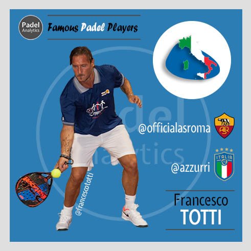 @francescototti 
Talking about Rome is talking about Totti. 

#Italia #totti
#padel #padelfip #worldpadeltour #padelpassion #padelmania #padeladdict #padelon #instapadel #padelfun #padeltennis #padelamateur #padelanalytics #padelpeople #pádel #padelnews #padelitaly #padelitaliano