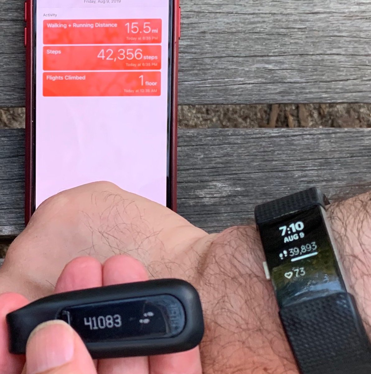 stephen_wolfram's tweet photo. Same location, but all devices agree: today is a new record! #PersonalAnalytics https://t.co/lCnW0kM5ou