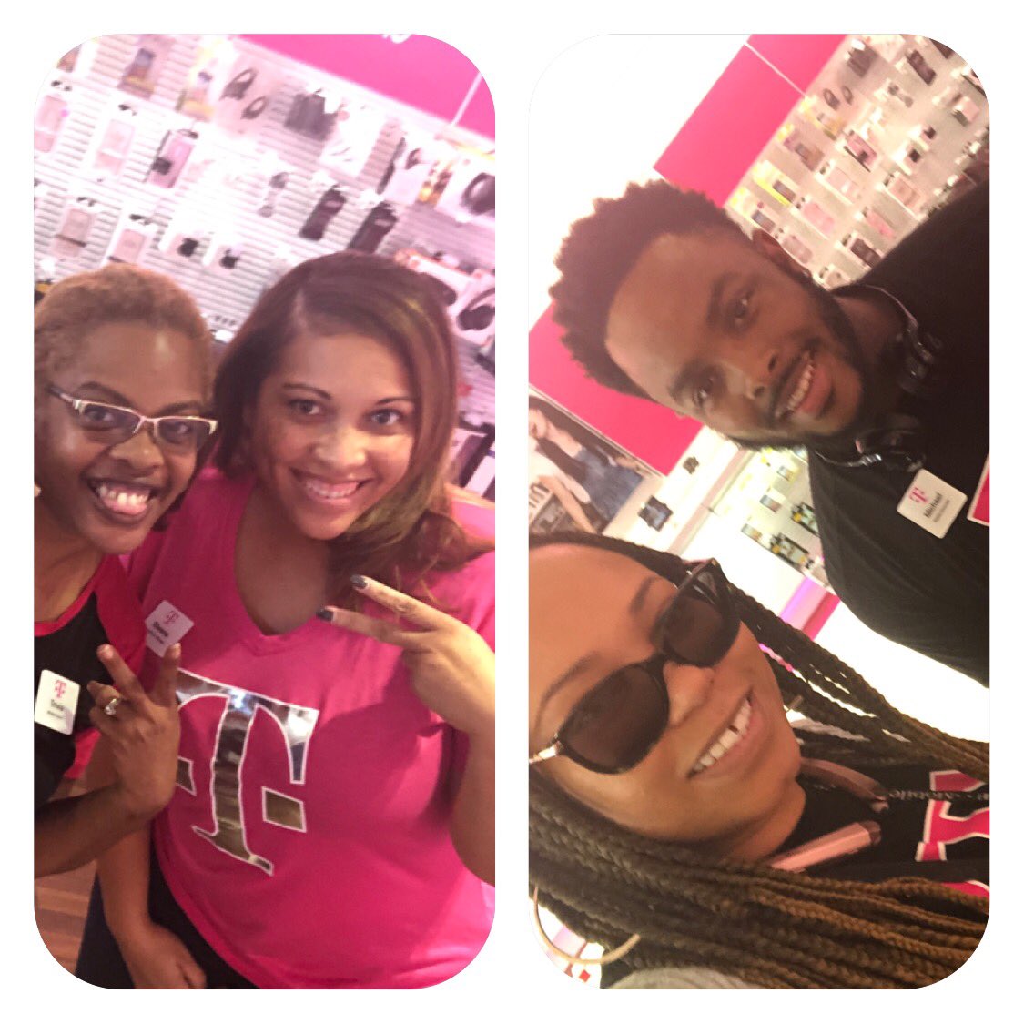 Had some Northbeast fun today 💗 #TeamMagenta @LATRobnDidi