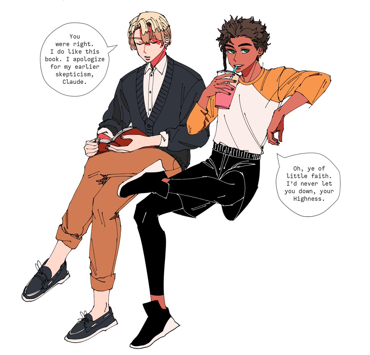 modern au scribbles part 2 
