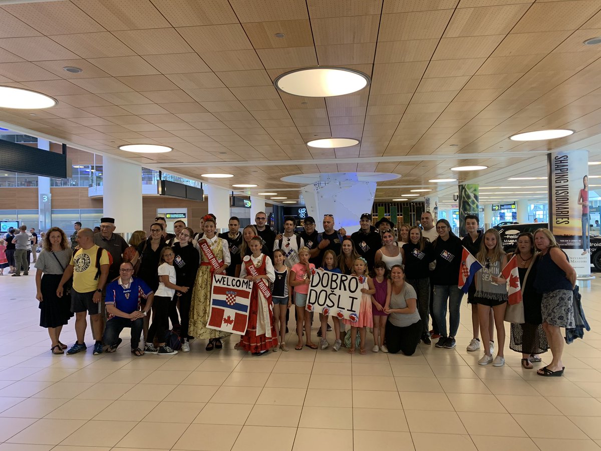 HrVwpg's tweet photo. Our international performers from Croatia have arrived! @Folklorama #folklorama50 #cropavilion https://t.co/bcgncPT719