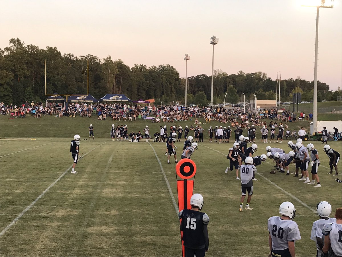 CHS_Cavs's tweet photo. Welcome to Cuthbertson!! Love having all of @CHS_Cavsnation out here at Cavalier Kickoff for some food, music, &amp; FOOTBALL! 🏈 @CuttyFootball @CHSCavaliers @AGHoulihan @UCPSNCAthletics #RiseAsOne #BeTheChange https://t.co/M3RlhAC7c2