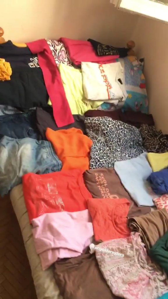 InteractGR's tweet photo. On the 9th of August, we held our first clothes bazar for the unfortunate so they can celebrate the Eid with new clothes and a happy spirit 😍😍
It was a joint project with our beloved Rotaract Golden Riders.
#InteractGoldenRiders 
#RotaractGoldenRiders https://t.co/xN8qEjz7mS