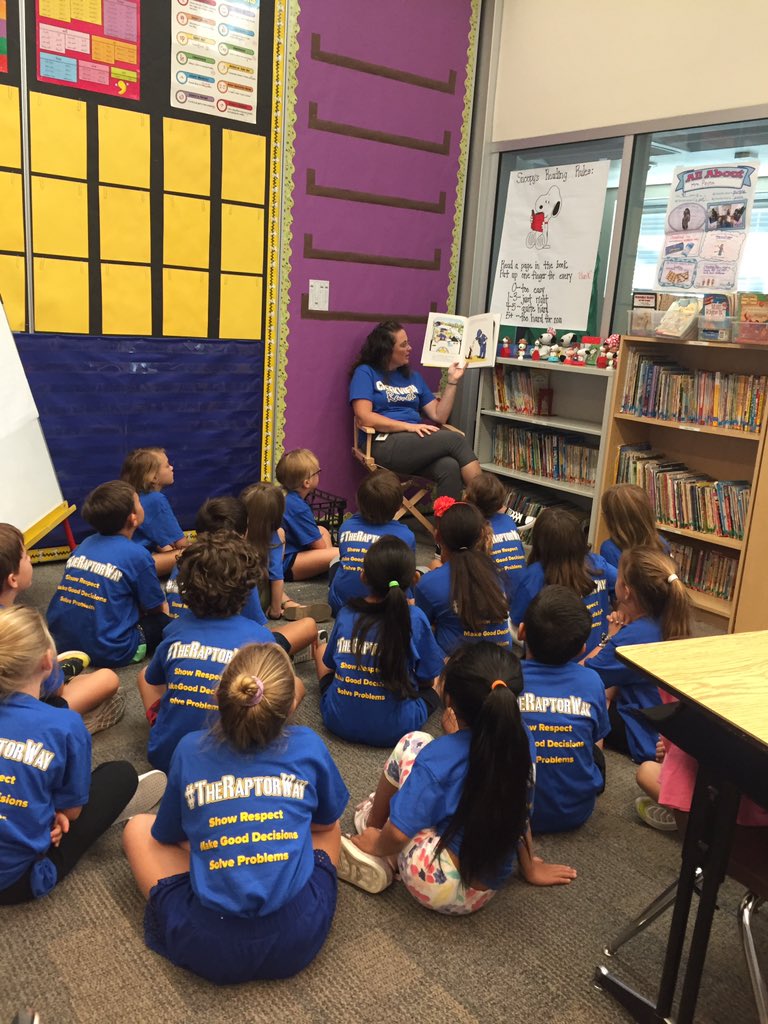 CorrieTraynor's tweet photo. Great start to the year Dry Creek! Read aloud, Right Fit books and STEM. #DCJESDproud https://t.co/4f94S4np3M