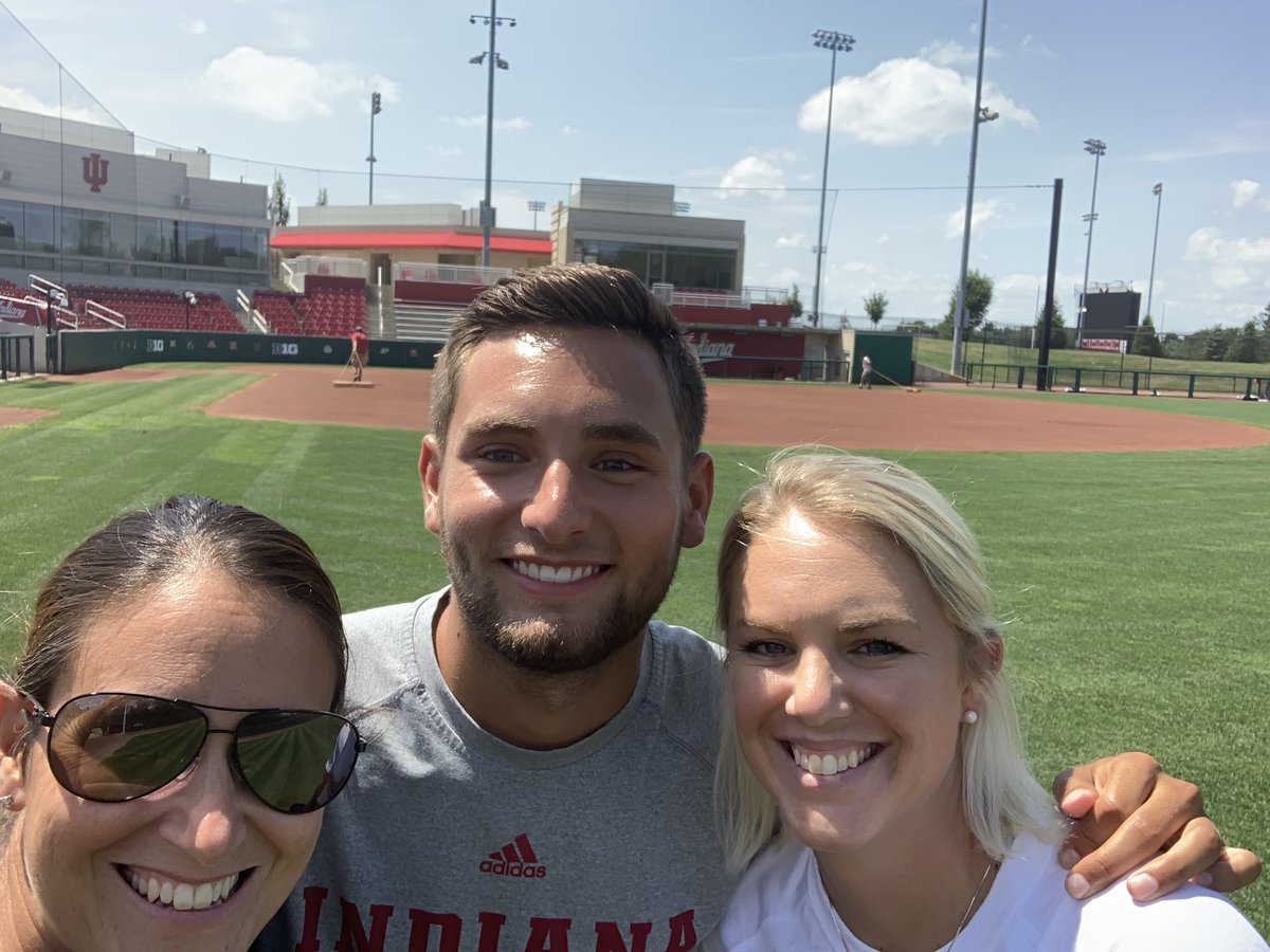 CoachStanton's tweet photo. Enjoyed our last lunch with @JakeCombs_ we are going to miss our guy but he is ready to fly! you will always be a Hoosier &amp; a proud member of the @IndianaSB family! #wedontteachthat  @clemsonsoftball 
 you are getting a good one @rittmanjohn he will make your life easier! https://t.co/a87F2OxESb