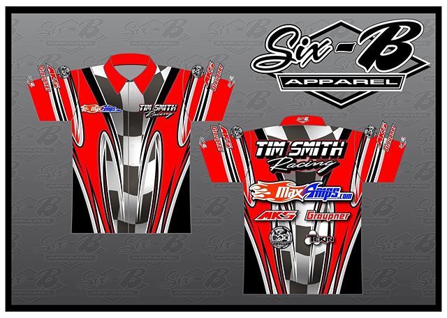 TimSmithRacing's tweet photo. Time for some new shirts and Six-B always has me covered with great designs and service that’s unmatched. #MaxAmps #MKSservo #TekinRacing #CowRC #MIP #Graupner #TSRspeedshopRCpodcast https://t.co/LnUzh4gGoJ https://t.co/fFb3seBWgD