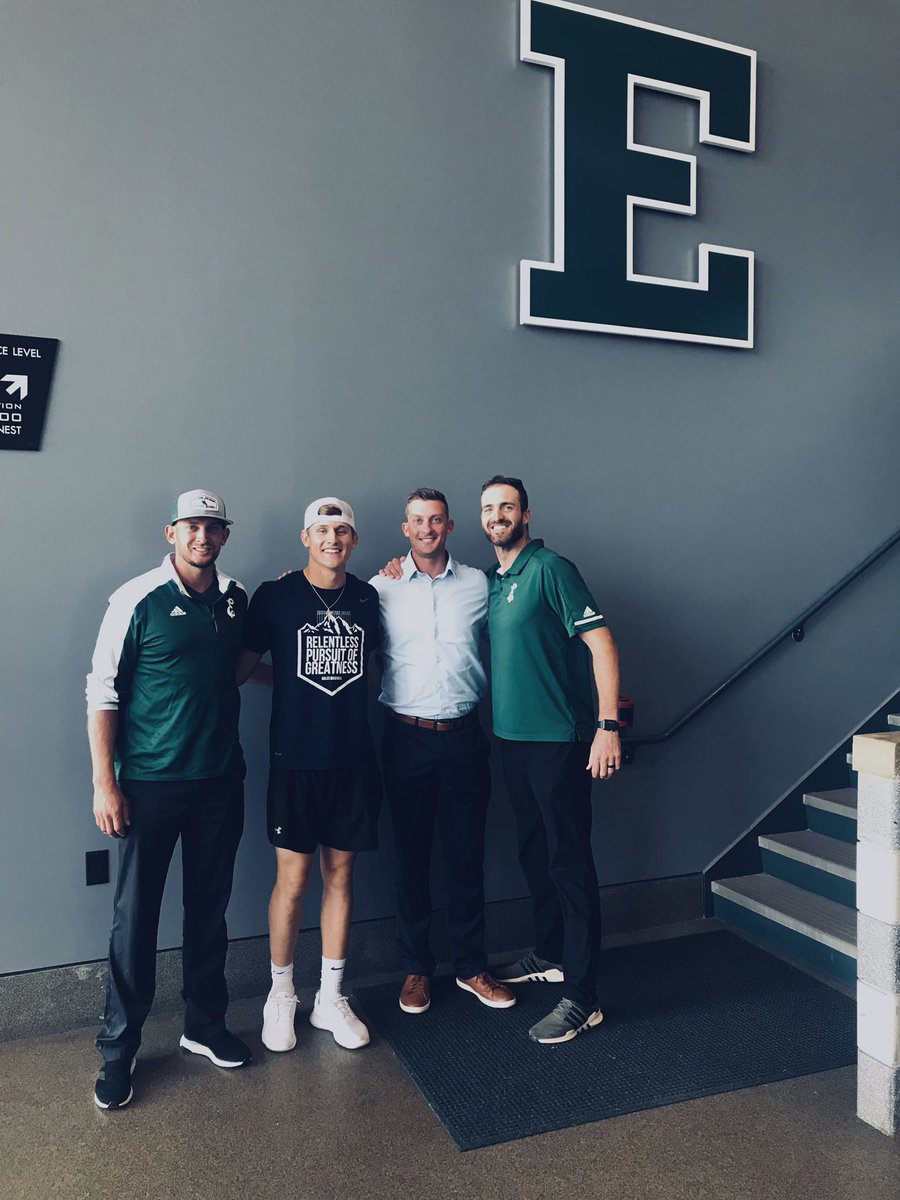 eesines2's tweet photo. I am beyond excited to announce that I have committed to Eastern Michigan University to continue my academic and athletic career! Thank you to all who have made it possible to achieve my lifelong goal of playing collegiate baseball. God is good! #GoEagles 🦅 https://t.co/FQeBEzpa9F