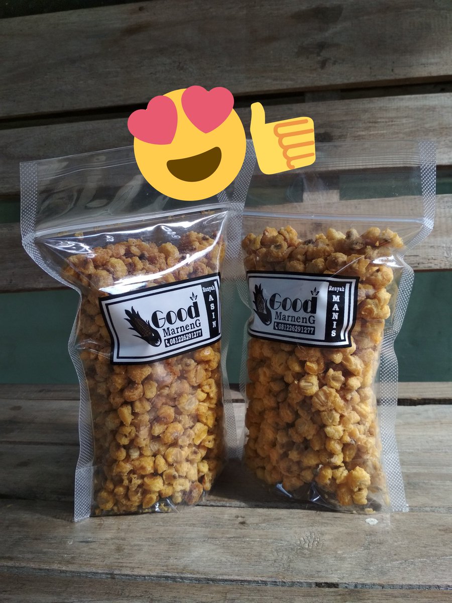 eksanrr's tweet photo. Yaaaa seperti namanya, Good Marneng merupakan cemilan dari jagung yang berkualitas dan beda dari Marneng-Marneng yang lainnya. Kelebihan nya Lebih RENYAH, ENAK, dan MENGGODA. 
Silahkan bisa diorder melalui WA 081226291277 (ikhsan) https://t.co/qJaaPaPvne