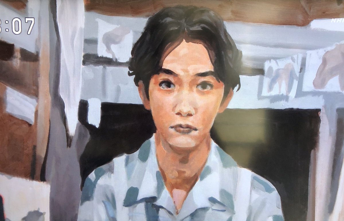 Obarafan 523 天陽くんの自画像は モデルと言われてる神田日勝のこの絵かなと思ったり なつぞら