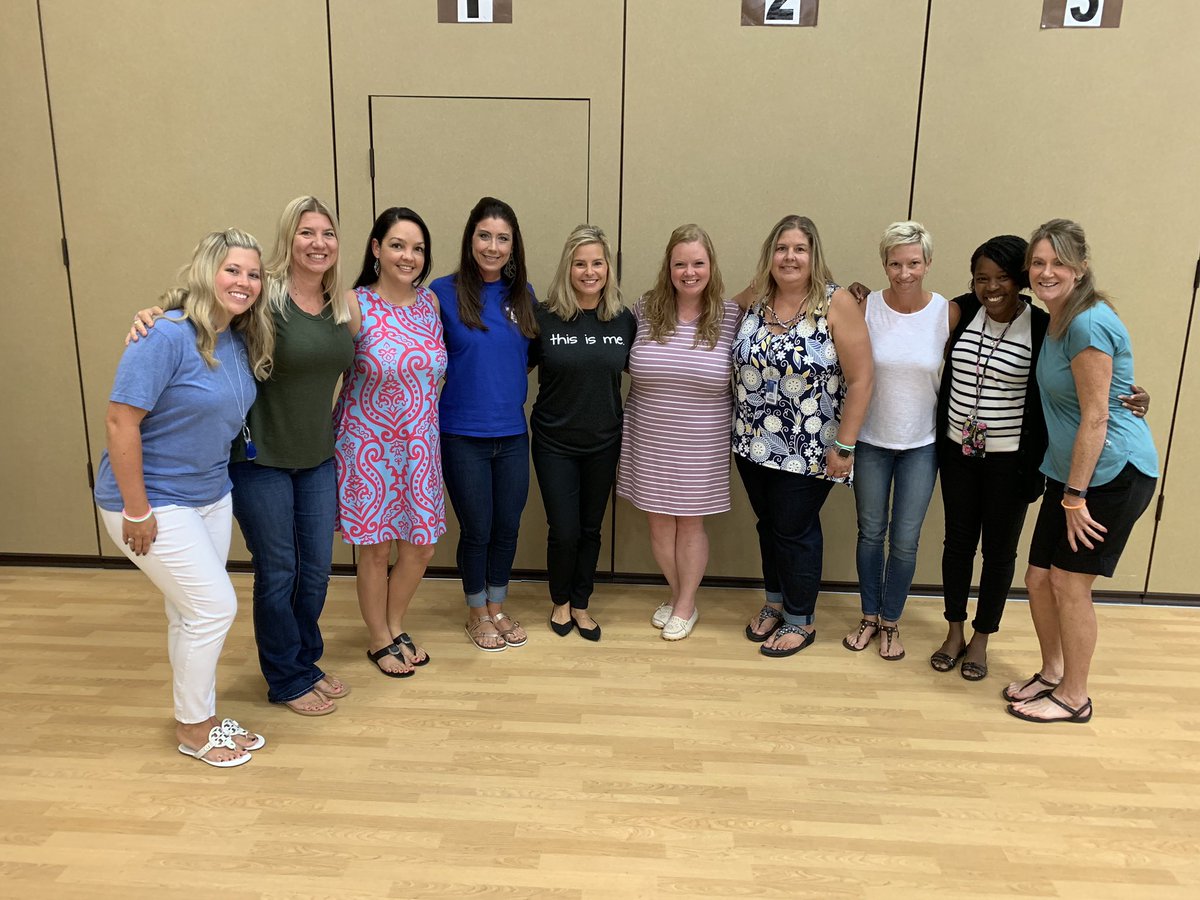 TWE_McClure's tweet photo. Is this the most #SHINEtastic team  you have ever seen, or what!!!?? Amazing, worthwhile PD today with @LaVonnaRoth @TWEHowl #igniteyourSHINE #SHINEspectacular #5thgradedreamteam https://t.co/JzffBFyuCm