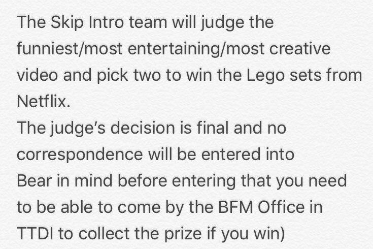 SkipIntroMy's tweet photo. Anmar’s already in with a chance to win this #StrangerThings3 #lego set from @netflix, want to join him? Send us your “neverending story” videos. Full details in the pics. #StrangerThingsXSkipIntroMy https://t.co/a9c4SWmTK4