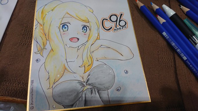 二枚目色紙なんとか完成ー(*'ω`*)!!よかったら見に来て下さい😊😊 