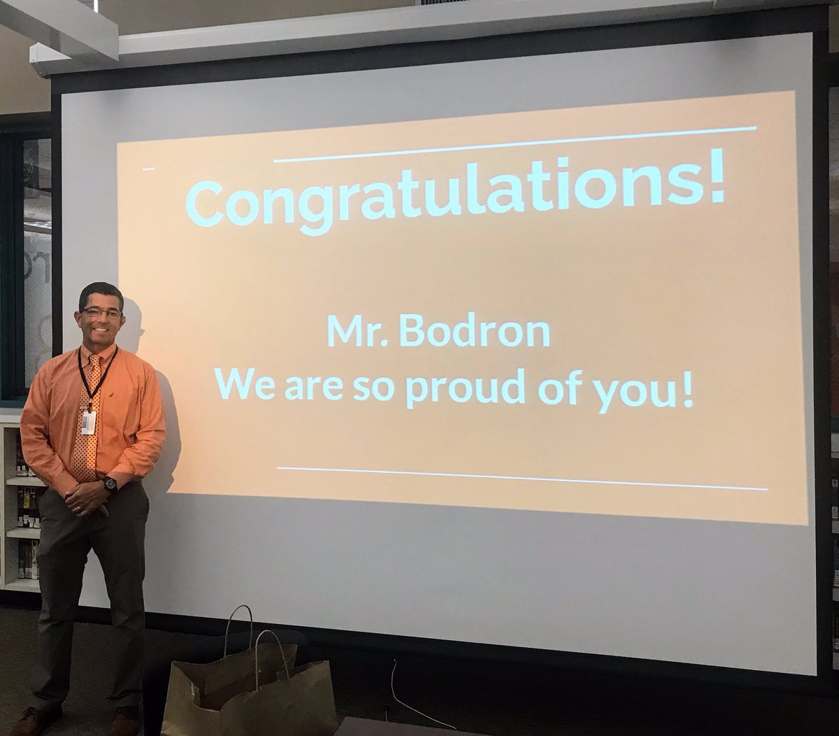 sblackshear_CMS's tweet photo. Our Riverwood family celebrated Mr. Bodron on his recent promotion, and sent him away with a heartfelt thank you for his commitment, service, and leadership to RMS! You will be missed, but we are so proud of you! ♥️🎉👏#foreverhooked @HumbleISD_RMS @HumbleISD https://t.co/EKE0yI3Vli