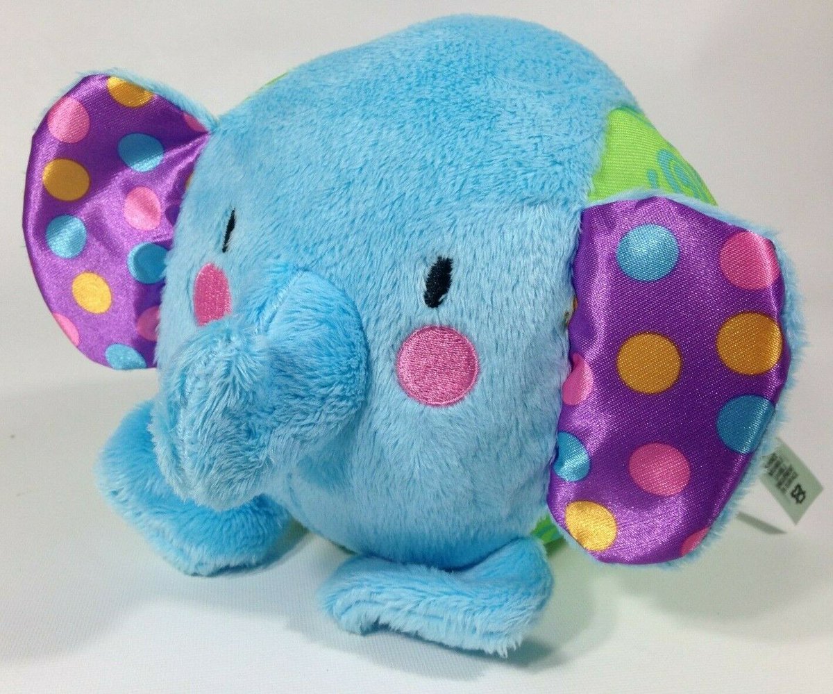 STEEL5757's tweet image. #FisherPrice Blue #ElephantPlush Crinkle #Rattle Toy ebay.com/itm/1138488930…