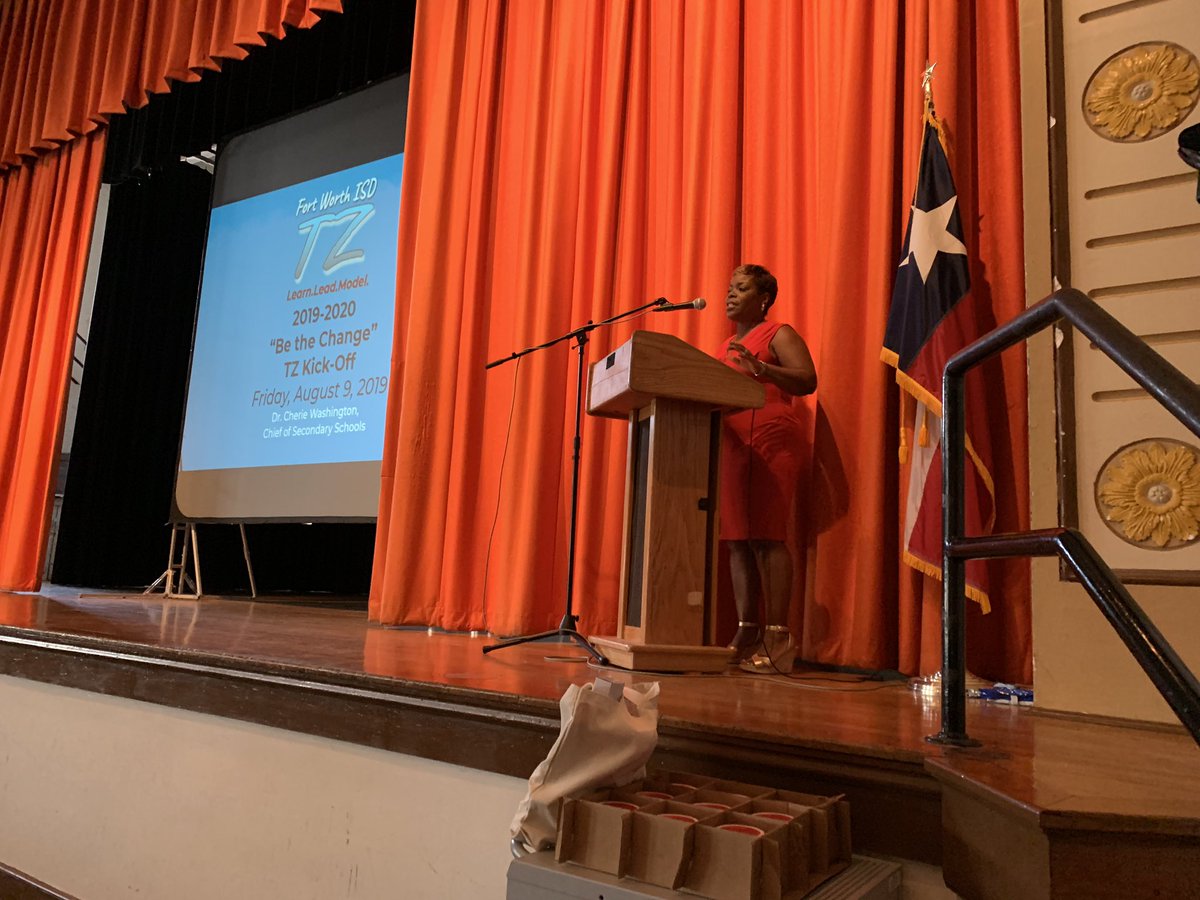 Dr. Washington encourages our team to “Be the Change”! Thanks for the inspiration :)