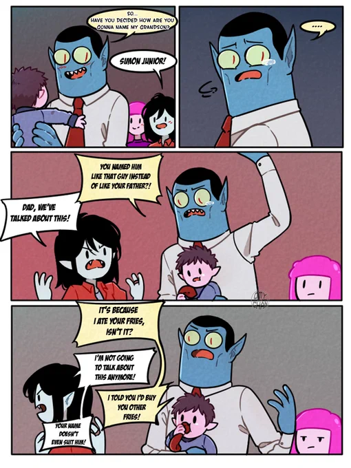 Hunson Junior?…. Nah 

#Bubbline #AdventureTime #SimonAbadeer 