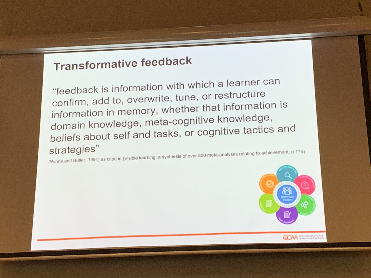 rach_lowe's tweet image. We all know feedback is imperative, but it needs to be precise and from the correct source. Is our feedback more powerful than outside, perhaps incorrect, feedback from other sources? #OZCAS19 @adolesuccess