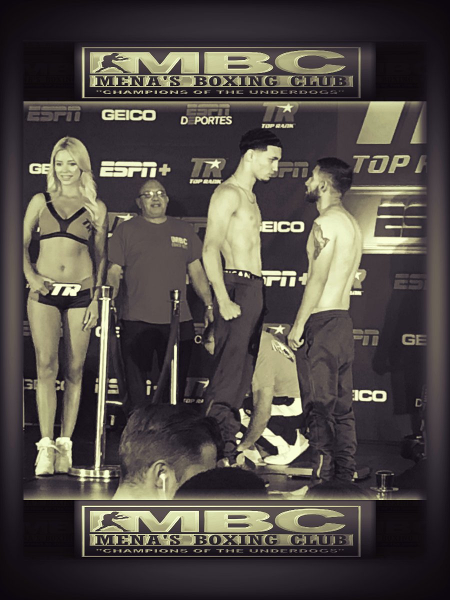 MenasBoxingClub's tweet photo. Wishing Fernando Robles & #TeamMBC many blessings and much favor on their bout this Saturday on #ESPN brought to you buy #toprankboxing! You got this guys! "Champions Of The Underdogs"
.
.
@KO_PROMOS
.
.
#Boxing #Boxeo #espnboxing #toprank #professionalboxers #fight #fights #MBC https://t.co/niRMn3q8y4