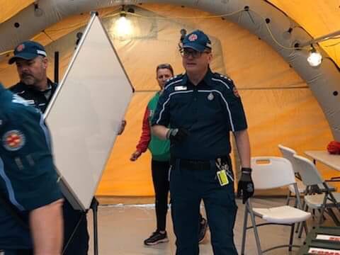 QASDarlingDowns's tweet photo. Operation Nighthawk preparation and support is well underway in Clifton this weekend.  The night orientation and bush-walking event has grown to be one of the largest Scouting Youth activities other than Jamborees, in Queensland. @ScoutsAustralia @QldAmbulance https://t.co/YAoQvOuXcS