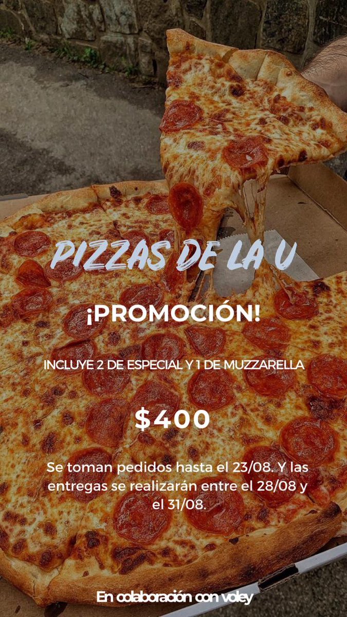 Súmate a colaborar 🏐🏐🏐🍕🍕
#VamosFunebrero