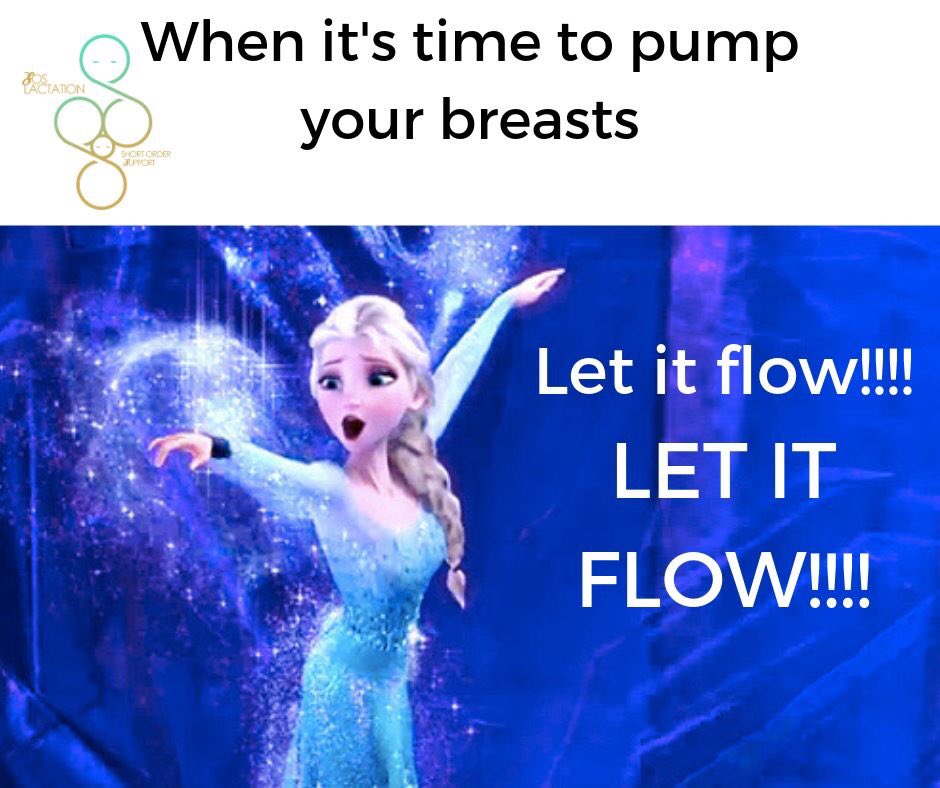 milkymommasinc's tweet photo. 🎶🎶Let it Flow! Let it Flow🎶🎶 #pumping #FridayFunny Thank you SOS Lactation for this!! #funny #breastfeeding #chestfeeding #disney #frozenhumor https://t.co/s8JUNZ4YJw