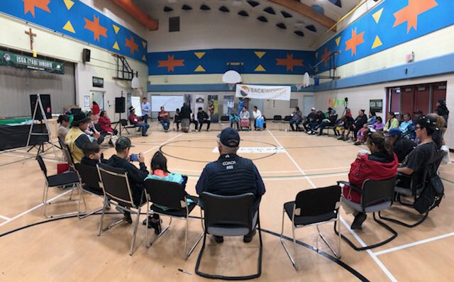Alexis_Nakota's tweet photo. Alexis Nakota Sioux Nation
Heritage & Language
Isga I?abi Stoney Language Boot Camp
August 6 - 9, 2019
#IsgaI?abiIhnobin #FullImmersion https://t.co/cpuL58NYXb