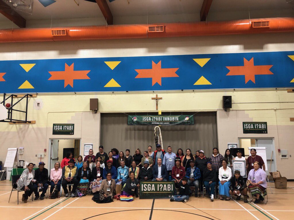 Alexis_Nakota's tweet photo. Alexis Nakota Sioux Nation
Heritage & Language
Isga I?abi Stoney Language Boot Camp
August 6 - 9, 2019
#IsgaI?abiIhnobin #FullImmersion https://t.co/cpuL58NYXb