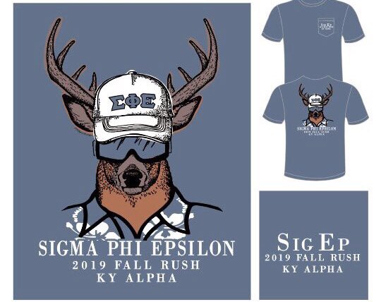 Favorite and retweet for a chance to win a SigEp Fall 2019 rush t shirt! legfi.com/app/merchandis…