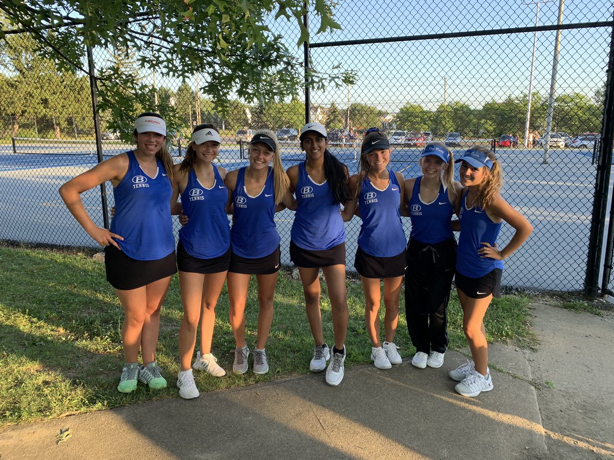Your 2019 BHS Varsity Girls Tennis Team!
