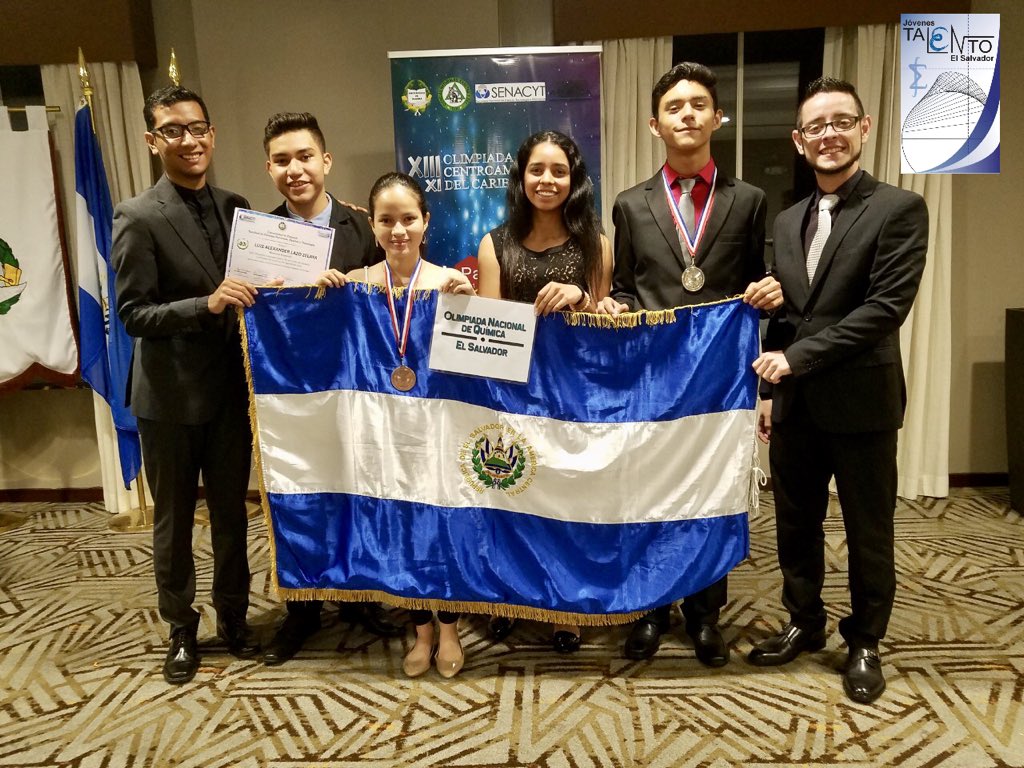 PJOVENESTALENTO's tweet photo. Muy orgullosos presentamos los resultados en la “XIII Olimpiada Centroamericana y XI del Caribe de Química”, en Panamá: 

🔹MEDALLA DE PLATA
Alfredo Martínez 

🔹MEDALLA DE BRONCE
Azucena González

🔹MENCIÓN ESPECIAL 
Luis  Lazo 

🔹y destacada participación de 
Mireya  Durán https://t.co/RhRJT9uZDL