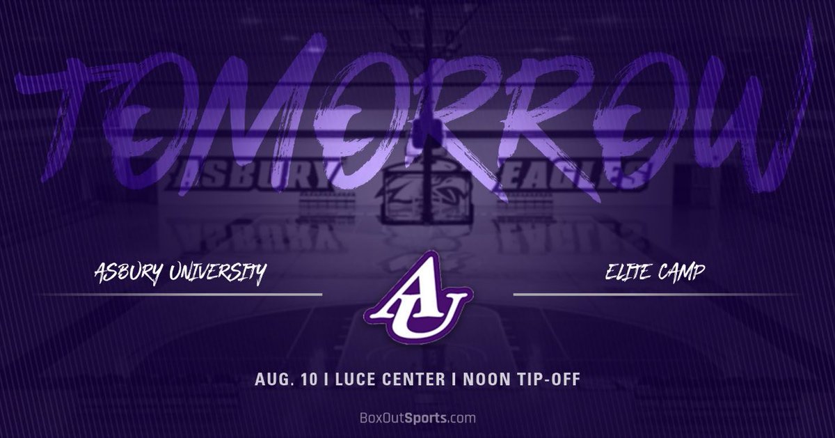 AsburyHoops's tweet image. 🚨🏀Tomorrow is the day🏀🚨

@AsburyHoops Elite Camp will tip-off at Noon!

Check-in will begin at 11:00 in the lobby of the Luce Center. 

We are excited for a great day of hoops! #TeamAU