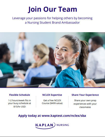 xsphia's tweet photo. Calling all passionate, well- connected nursing students who are as passionate about Kaplan as I am!! #represent #nursesrock #goKaplan https://t.co/zEkFB2lis7