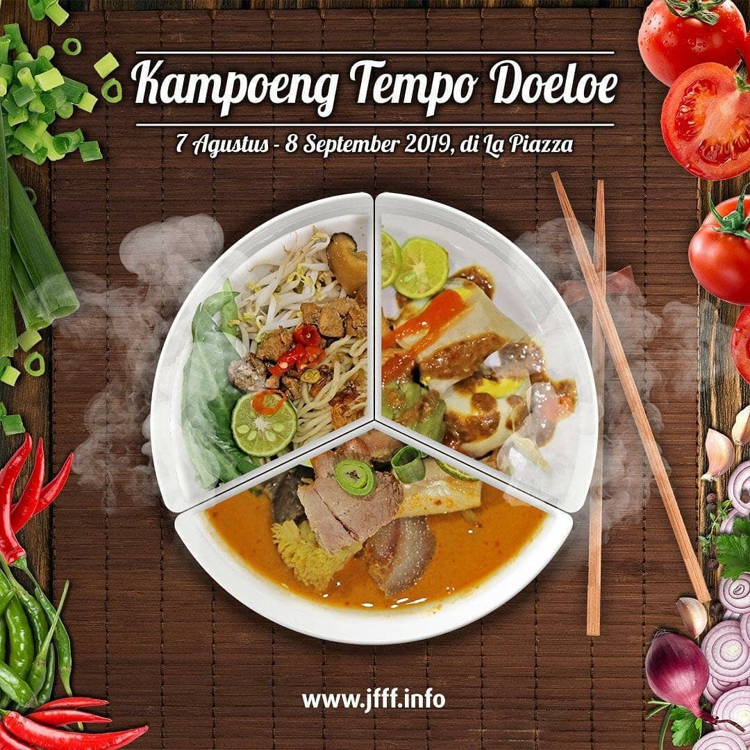 Yuk ke #KTD karena ada Lebih dari 100 menu nusantara yang bisa kamu coba 

📆 7 Agustus - 8 September 2019
📌 La Piazza, Kelapa Gading

🕙 Jam buka KTD :
Senin - Kamis: pk. 16.00 - 22.00 WIB.
Jum'at: pk. 16.00 - 23.00 WIB
Sabtu: pk. 11.00 - 23.00 WIB
Minggu: pk. 11.00 - 22.00 WIB
